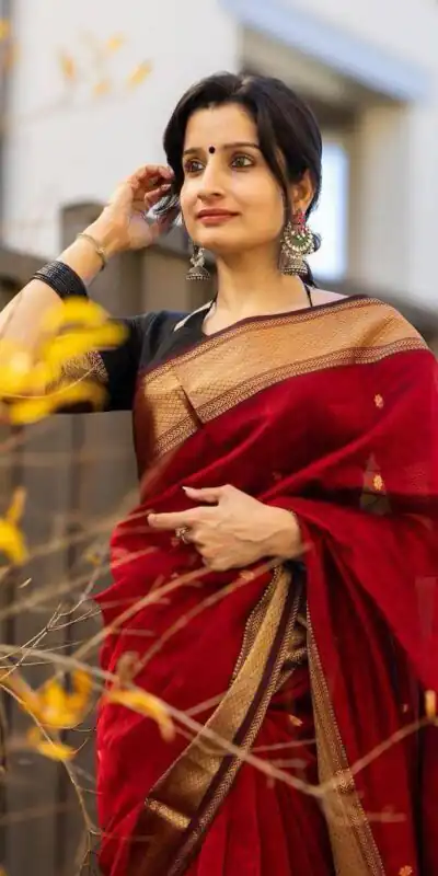 Red Soft Lilan Slab Weaving Work Saree | Sarees, Bollywood Sarees, Creative Sarees, Designer Sarees, Embroidered Sarees, Ethnic Saree, Modern Digital sarees, Party Wear Sarees
