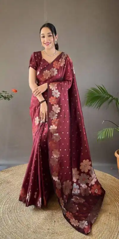 Red Soft Litchi Silk Kubera Pattu Saree | Sarees, Bollywood Sarees, Creative Sarees, Designer Sarees, Embroidered Sarees, Ethnic Saree, Modern Digital sarees, Party Wear Sarees