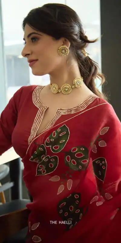 Red Soft Organza Zardosi Pitha Work Saree | Sarees, Bollywood Sarees, Creative Sarees, Designer Sarees, Embroidered Sarees, Ethnic Saree, Modern Digital sarees, Party Wear Sarees