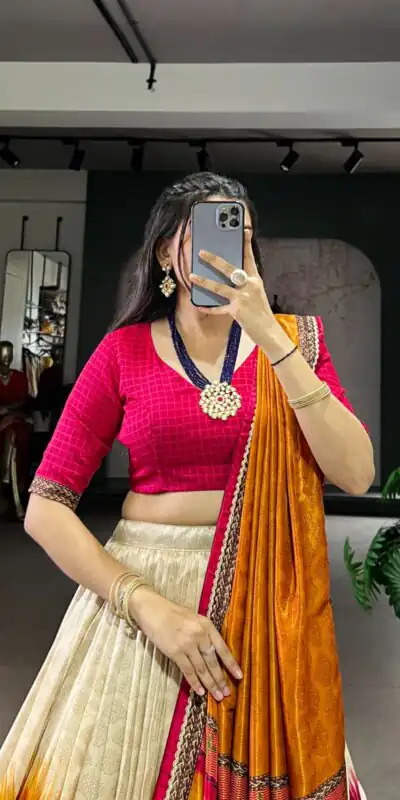Red Taser Silk Printed Lehenga Choli | Lehenga, Bollywood Lehenga, Creative Lehenga, Designer Lehenga, Embroidered Lehenga, Party Wear Lehenga