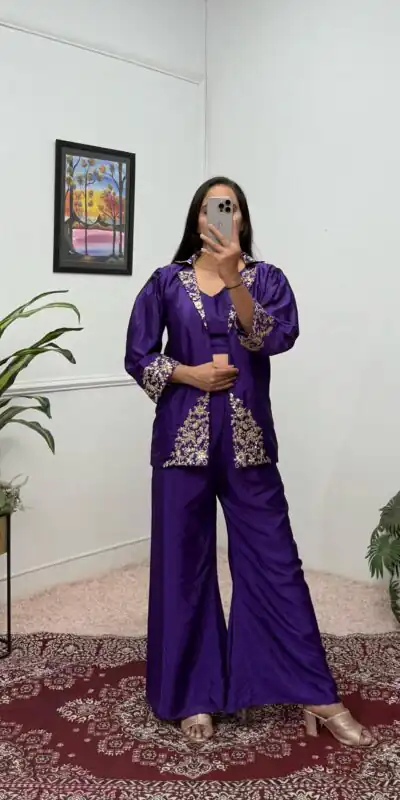 Royal Blue Chinon Embroidery Work Pattern Salwar Suit | Jump Suits, Salwar suit, Casual Suits, Creative suits, Designer Suits, Palazzo Suits, Party Wear Suits, Patiala Suits, Straight Suits