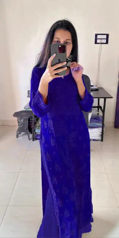 Royal Blue Georgette Embroidery Salwar Suit | Jump Suits, Salwar suit, Casual Suits, Creative suits, Designer Suits, Palazzo Suits, Party Wear Suits, Patiala Suits, Straight Suits