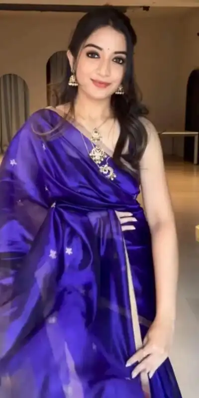 Royal Blue Lichi Silk Saree | Sarees, Bollywood Sarees, Creative Sarees, Designer Sarees, Embroidered Sarees, Ethnic Saree, Modern Digital sarees, Party Wear Sarees