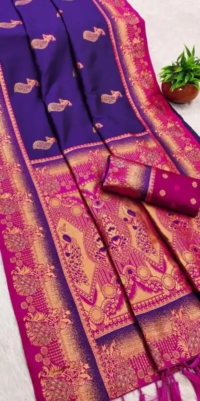 Royal Blue Paithani Silk Zari Lace Work Saree | Sarees, Bollywood Sarees, Creative Sarees, Designer Sarees, Embroidered Sarees, Ethnic Saree, Modern Digital sarees, Party Wear Sarees