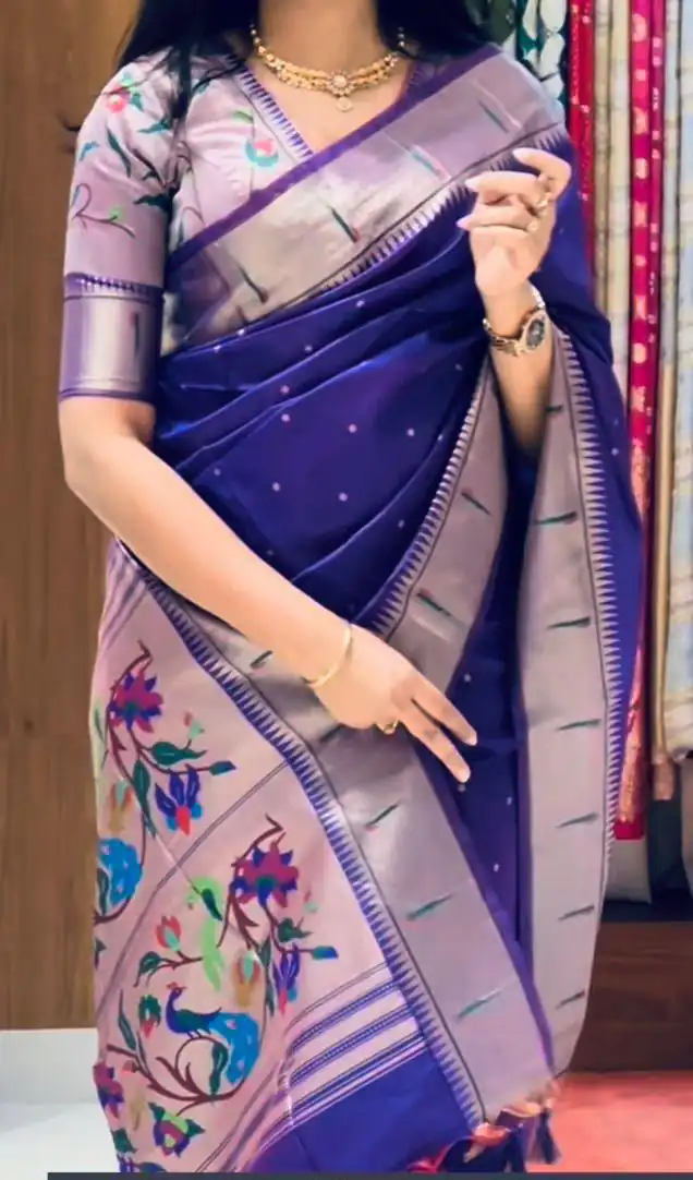 Royal Blue Pure Banarasi Silk Zari Work Saree | Sarees, Bollywood Sarees, Creative Sarees, Designer Sarees, Embroidered Sarees, Ethnic Saree, Modern Digital sarees, Party Wear Sarees