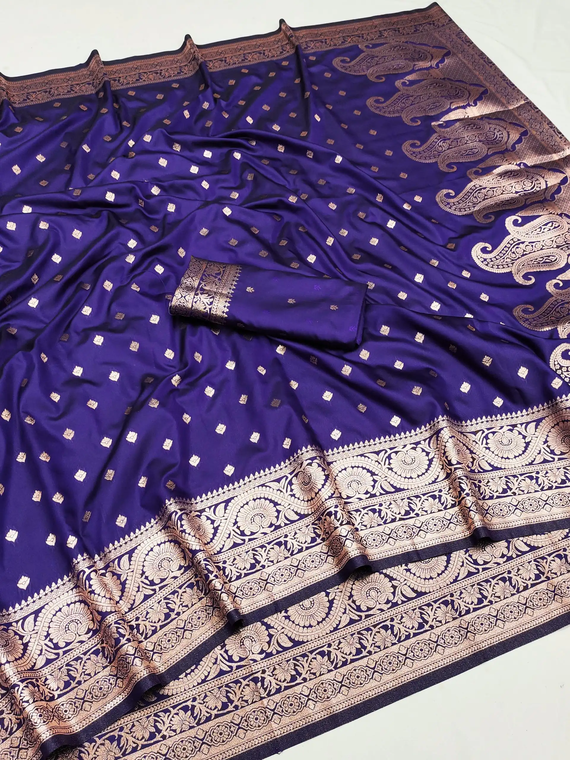 Royal Blue Soft Banarasi Silk Zari Lace Work Saree | Sarees, Bollywood Sarees, Creative Sarees, Designer Sarees, Embroidered Sarees, Ethnic Saree, Modern Digital sarees, Party Wear Sarees