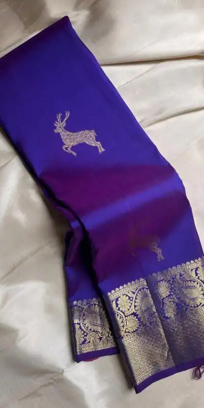 Royal Blue Soft Lichi Silk Lace Zari Work Saree | Sarees, Bollywood Sarees, Creative Sarees, Designer Sarees, Embroidered Sarees, Ethnic Saree, Modern Digital sarees, Party Wear Sarees