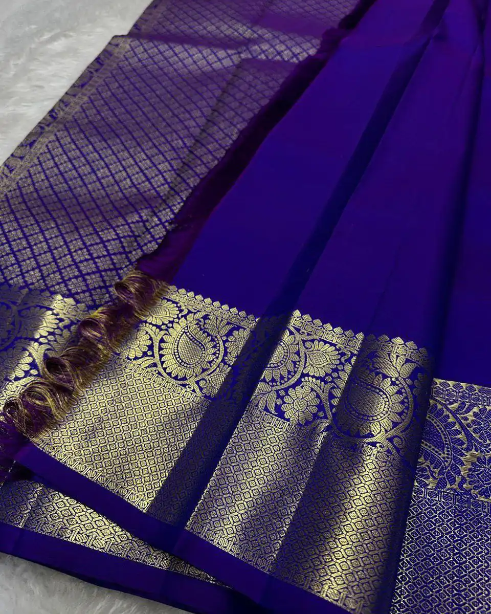 Royal Blue Soft Lichi Silk Lace Zari Work Saree | Sarees, Bollywood Sarees, Creative Sarees, Designer Sarees, Embroidered Sarees, Ethnic Saree, Modern Digital sarees, Party Wear Sarees