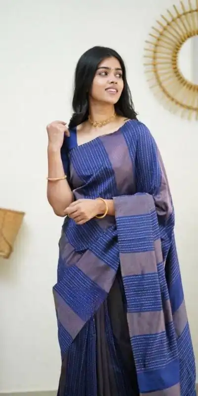 Royal Blue Soft Lichi Silk Rich Pallu Work Border Saree | Sarees, Bollywood Sarees, Creative Sarees, Designer Sarees, Embroidered Sarees, Ethnic Saree, Modern Digital sarees, Party Wear Sarees