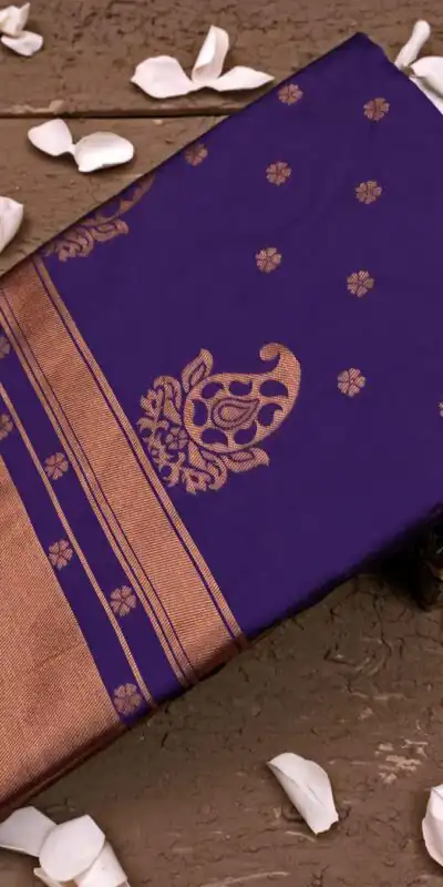 Royal Blue Soft Lichi Silk With Lace Work Saree | Sarees, Bollywood Sarees, Creative Sarees, Designer Sarees, Embroidered Sarees, Ethnic Saree, Modern Digital sarees, Party Wear Sarees