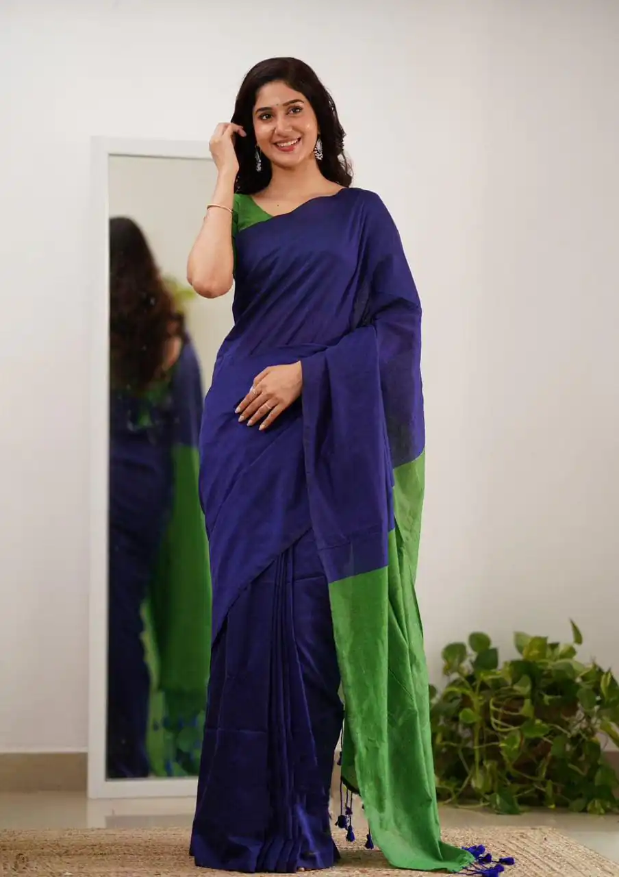 Royal Blue Soft Lilian Slab Rich Pallu Saree | Sarees, Bollywood Sarees, Creative Sarees, Designer Sarees, Embroidered Sarees, Ethnic Saree, Modern Digital sarees, Party Wear Sarees