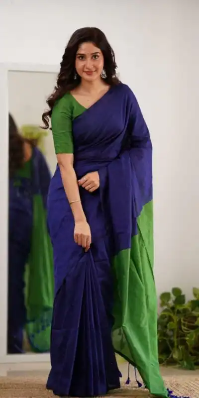Royal Blue Soft Lilian Slab Rich Pallu Saree | Sarees, Bollywood Sarees, Creative Sarees, Designer Sarees, Embroidered Sarees, Ethnic Saree, Modern Digital sarees, Party Wear Sarees
