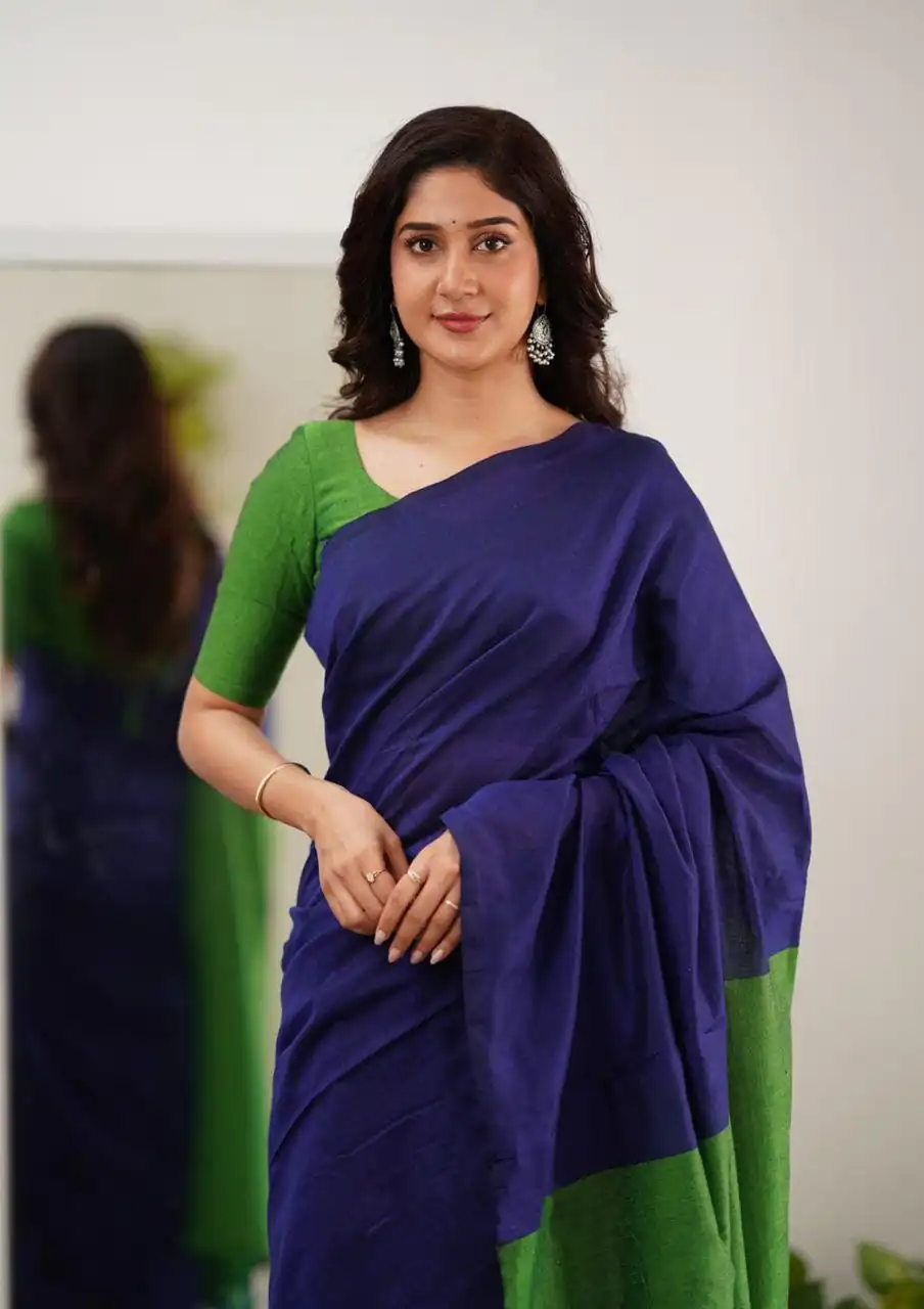 Royal Blue Soft Lilian Slab Rich Pallu Saree | Sarees, Bollywood Sarees, Creative Sarees, Designer Sarees, Embroidered Sarees, Ethnic Saree, Modern Digital sarees, Party Wear Sarees