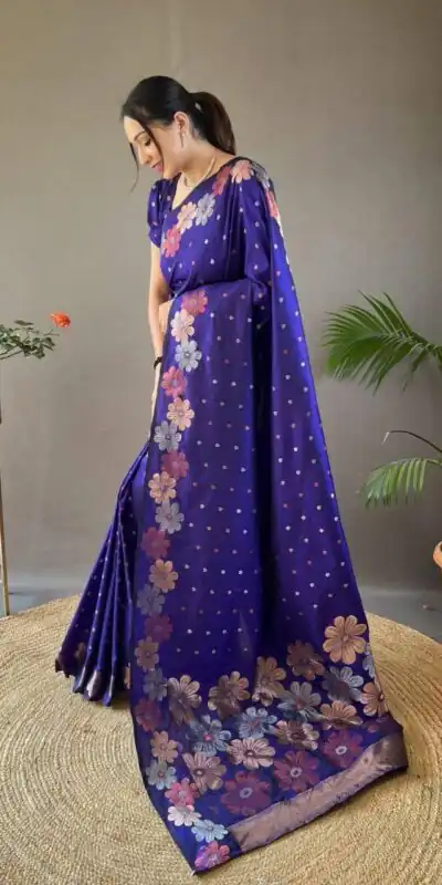 Royal Blue Soft Litchi Silk Kubera Pattu Saree | Sarees, Bollywood Sarees, Creative Sarees, Designer Sarees, Embroidered Sarees, Ethnic Saree, Modern Digital sarees, Party Wear Sarees