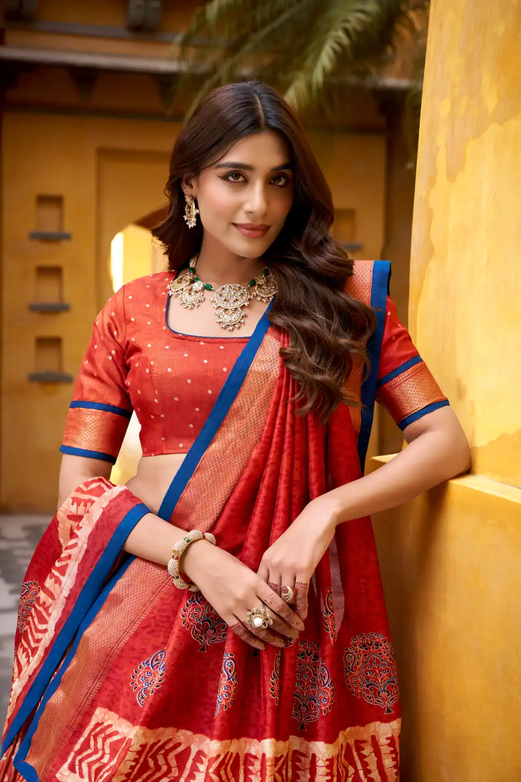 Rust Dola Silk Zari Weaving Work Lehenga Choli | Lehenga, Bollywood Lehenga, Creative Lehenga, Designer Lehenga, Embroidered Lehenga, Party Wear Lehenga
