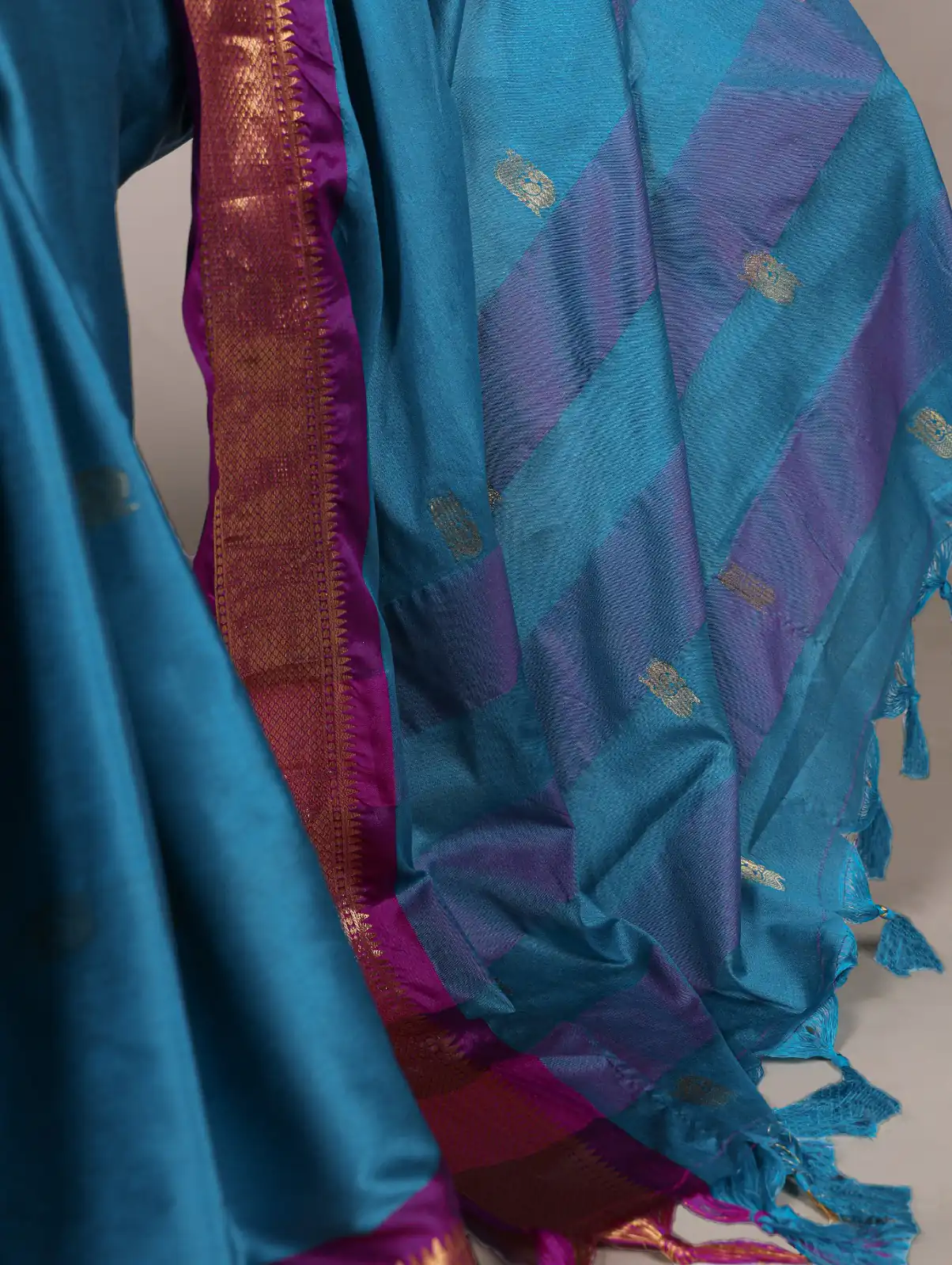 Sky Blue Cotton Paithani Saree | Sarees, Bollywood Sarees, Creative Sarees, Designer Sarees, Embroidered Sarees, Ethnic Saree, Modern Digital sarees, Party Wear Sarees