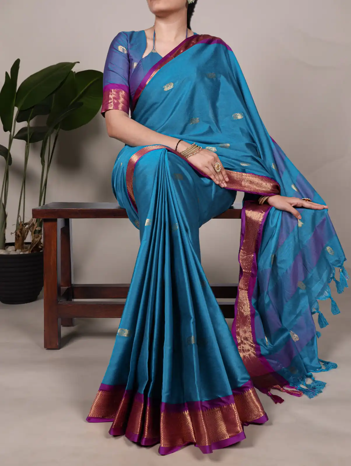 Sky Blue Cotton Paithani Saree | Sarees, Bollywood Sarees, Creative Sarees, Designer Sarees, Embroidered Sarees, Ethnic Saree, Modern Digital sarees, Party Wear Sarees