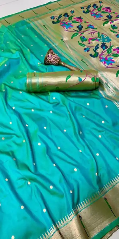 Sky Blue Pure Banarasi Silk Zari Work Saree | Sarees, Bollywood Sarees, Creative Sarees, Designer Sarees, Embroidered Sarees, Ethnic Saree, Modern Digital sarees, Party Wear Sarees