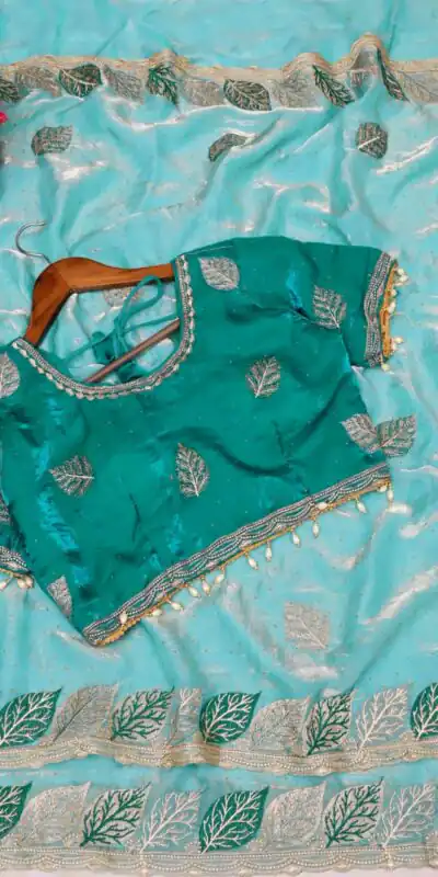 Sky Blue Soft Fandy Silk Embroidery Lace Work Saree | Sarees, Bollywood Sarees, Creative Sarees, Designer Sarees, Embroidered Sarees, Ethnic Saree, Modern Digital sarees, Party Wear Sarees