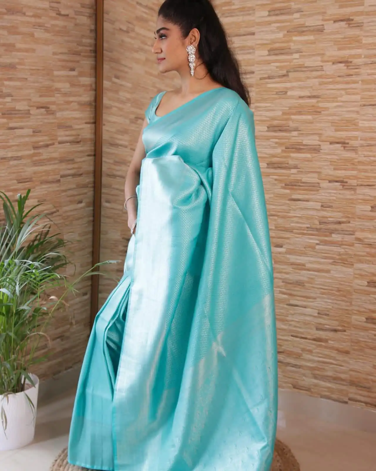 Sky Blue Soft Lichi Silk Lace Work Border Saree | Sarees, Bollywood Sarees, Creative Sarees, Designer Sarees, Embroidered Sarees, Ethnic Saree, Modern Digital sarees, Party Wear Sarees