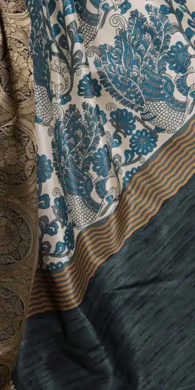 Sky Blue Tasar Silk Lace Border Work Saree | Sarees, Bollywood Sarees, Creative Sarees, Designer Sarees, Embroidered Sarees, Ethnic Saree, Modern Digital sarees, Party Wear Sarees