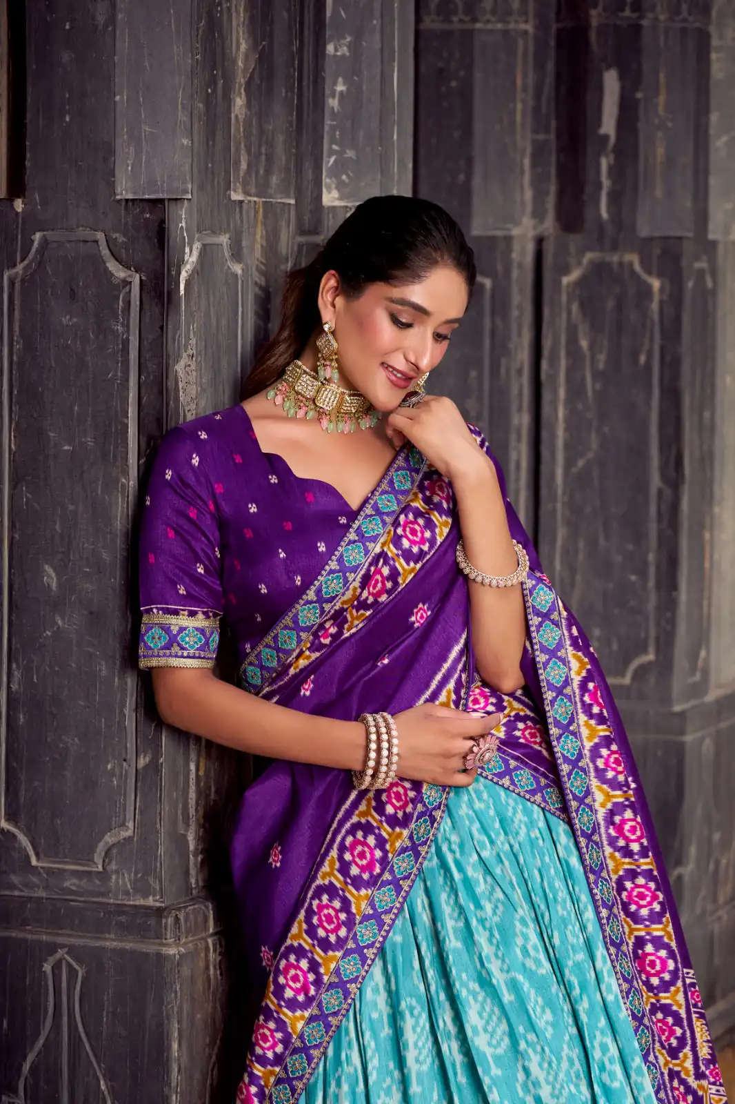 Sky Blue Tasar Silk Sequins Embroidery Work Lehenga Choli | Lehenga, Bollywood Lehenga, Creative Lehenga, Designer Lehenga, Embroidered Lehenga, Party Wear Lehenga