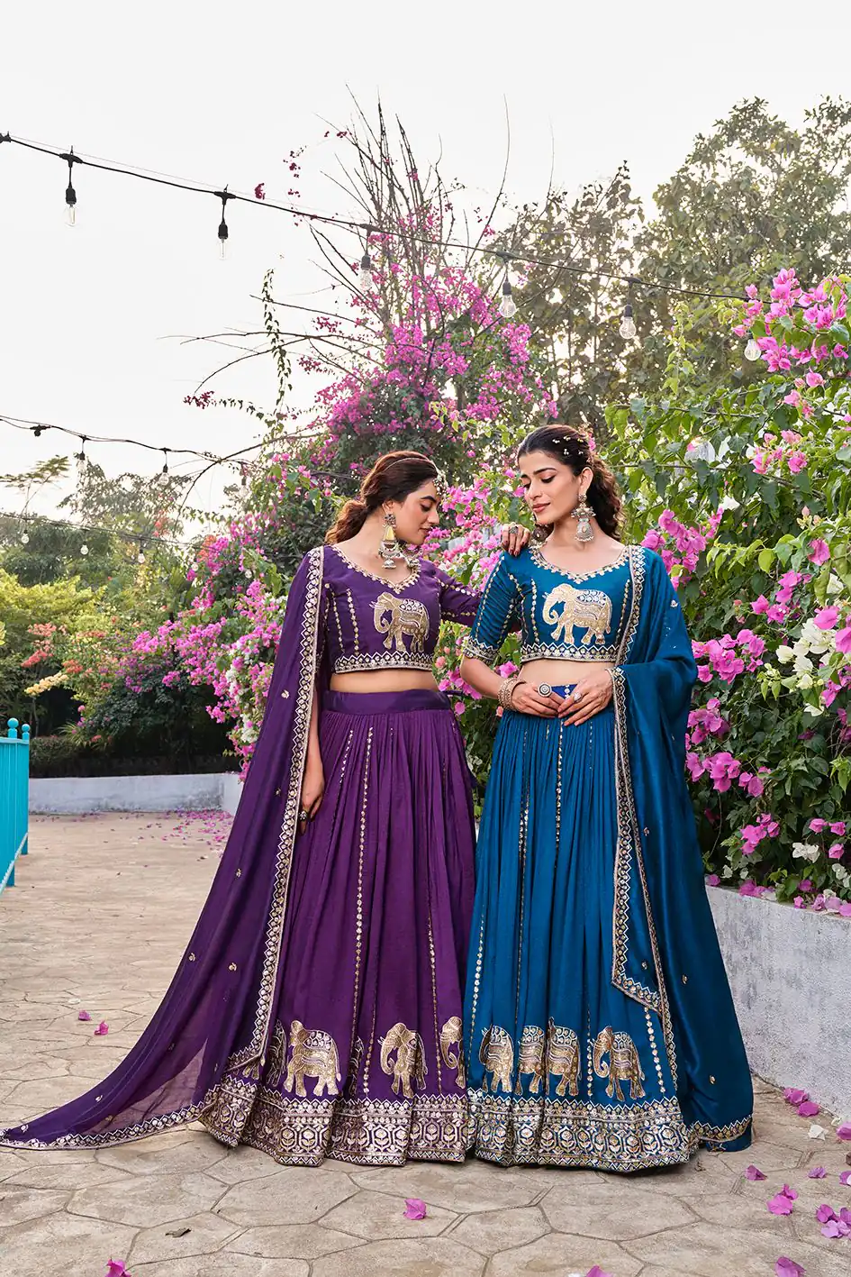 Special Dark Purple Vichitra Silk Thread Work Lehenga Choli | Lehenga, Bollywood Lehenga, Creative Lehenga, Designer Lehenga, Embroidered Lehenga, Party Wear Lehenga