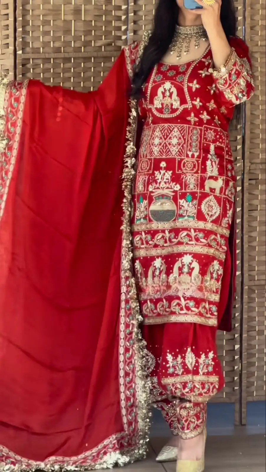 Stylish Red Natural Crepe Sequence Work Salwar Suit | Jump Suits, Salwar suit, Casual Suits, Creative suits, Designer Suits, Palazzo Suits, Party Wear Suits, Patiala Suits, Straight Suits