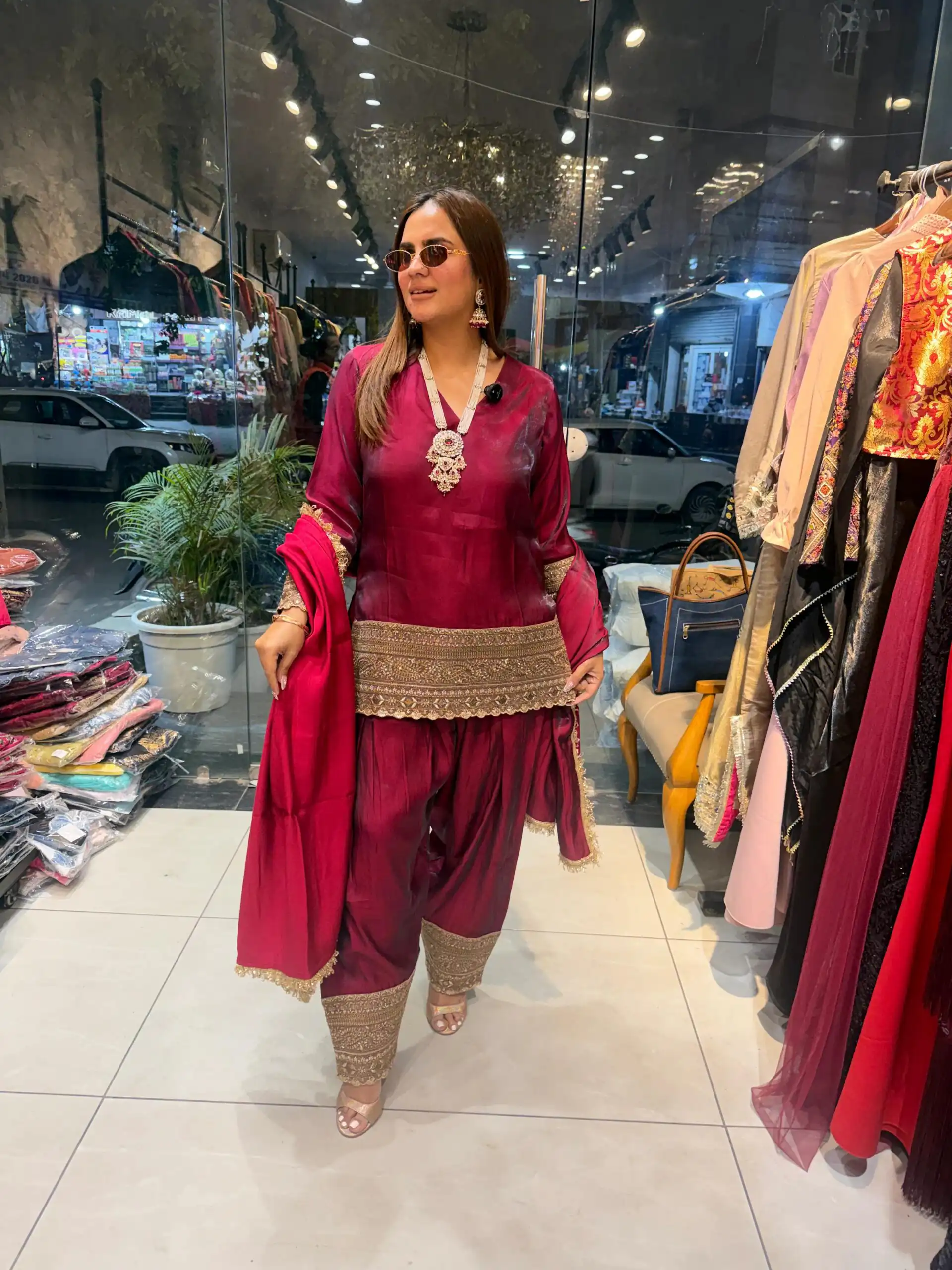 Super Red Fendy Silk Embroidery Work Salwar Suit | Jump Suits, Salwar suit, Casual Suits, Creative suits, Designer Suits, Palazzo Suits, Party Wear Suits, Patiala Suits, Straight Suits