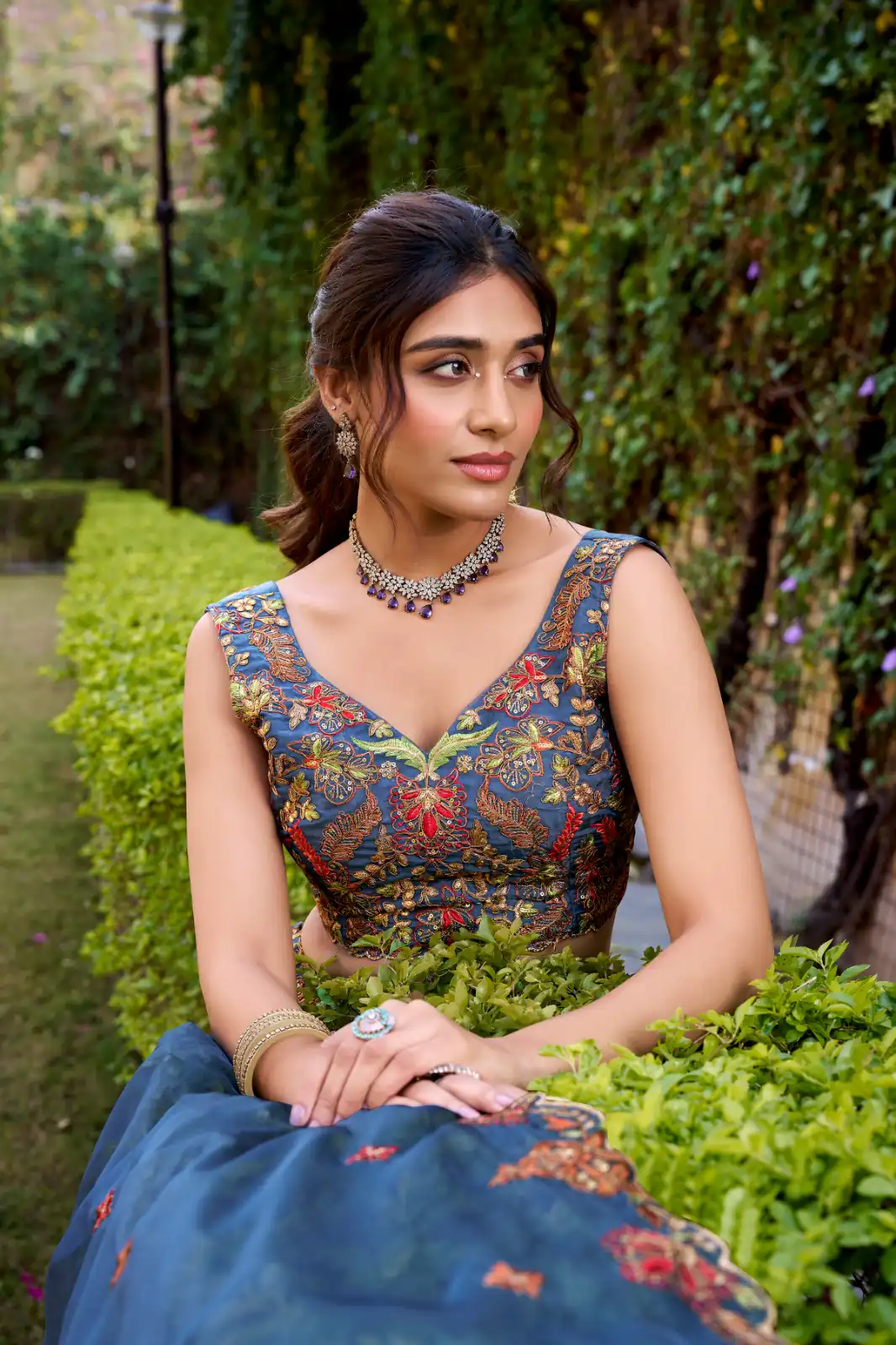 Teal Chanda Silk Sequins Work Lehenga Choli | Lehenga, Bollywood Lehenga, Creative Lehenga, Designer Lehenga, Embroidered Lehenga, Party Wear Lehenga