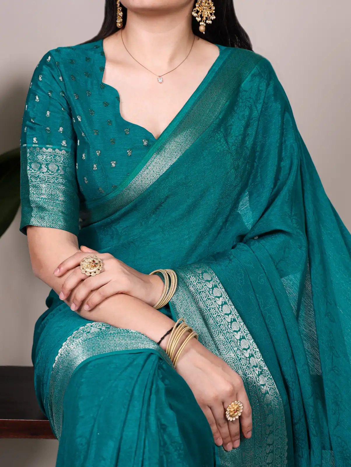 Teal Chinon Zari Weaving Work Saree | Sarees, Bollywood Sarees, Creative Sarees, Designer Sarees, Embroidered Sarees, Ethnic Saree, Modern Digital sarees, Party Wear Sarees