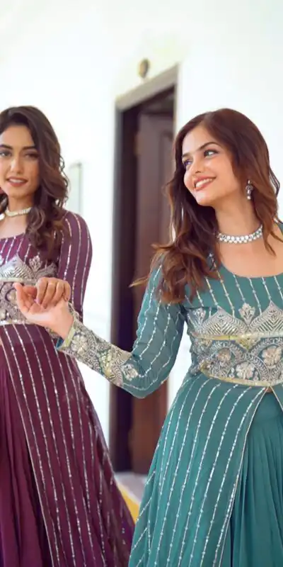 Teal Fox Georgette Embroidery Work Lehenga Choli | Lehenga, Bollywood Lehenga, Creative Lehenga, Designer Lehenga, Embroidered Lehenga, Party Wear Lehenga