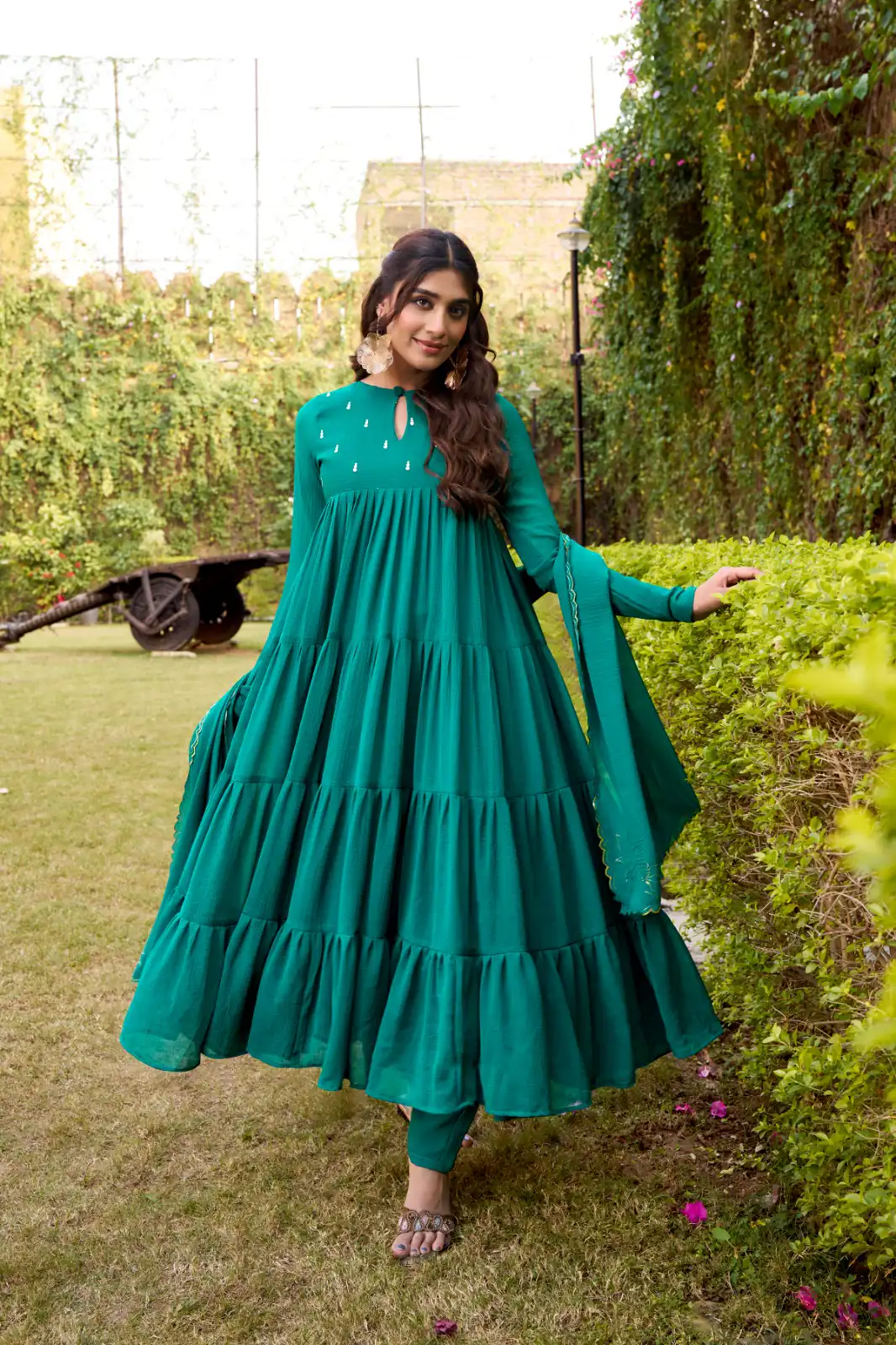 Teal Marbel Foil Work Salwar Suit | Jump Suits, Salwar suit, Casual Suits, Creative suits, Designer Suits, Palazzo Suits, Party Wear Suits, Patiala Suits, Straight Suits