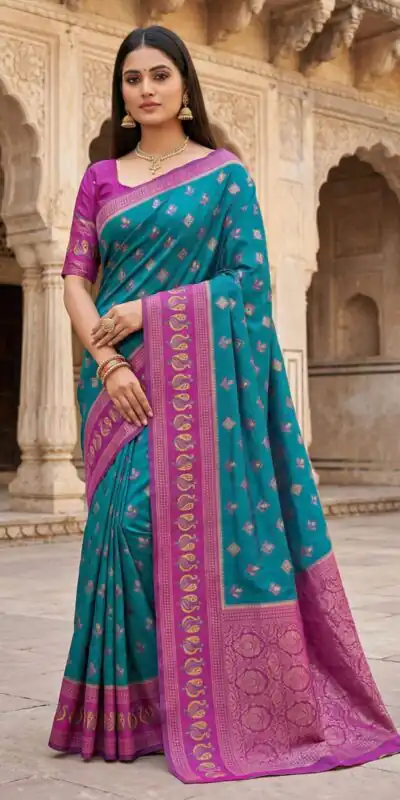 Teal Pochampalli Silk Lace Zari Work Saree | Sarees, Bollywood Sarees, Creative Sarees, Designer Sarees, Embroidered Sarees, Ethnic Saree, Modern Digital sarees, Party Wear Sarees