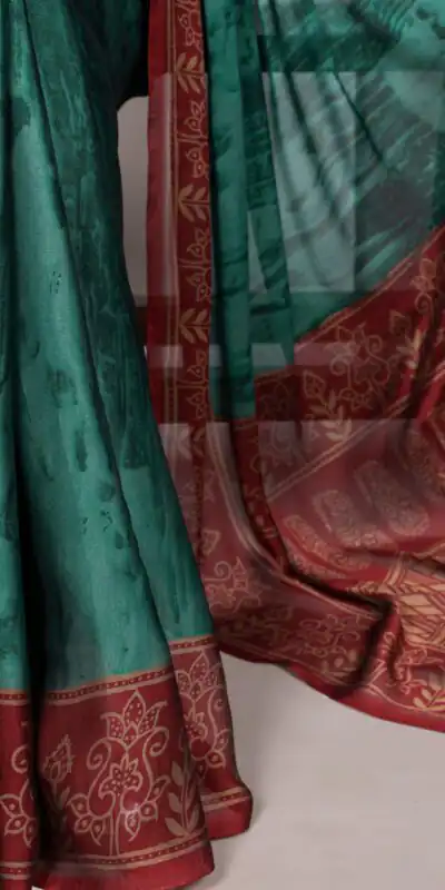 Teal Rangoli Silk Printed Saree | Sarees, Bollywood Sarees, Creative Sarees, Designer Sarees, Embroidered Sarees, Ethnic Saree, Modern Digital sarees, Party Wear Sarees