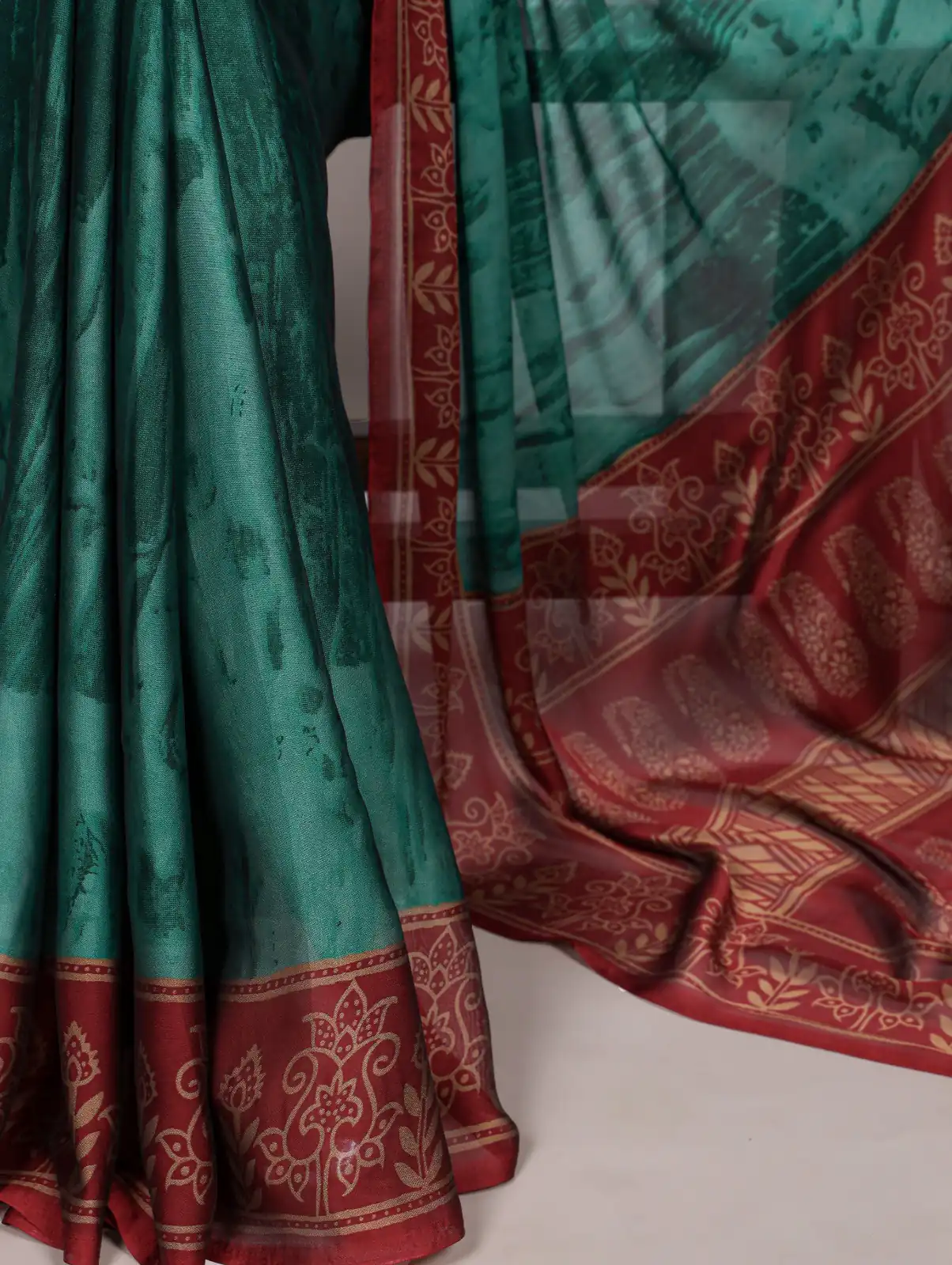 Teal Rangoli Silk Printed Saree | Sarees, Bollywood Sarees, Creative Sarees, Designer Sarees, Embroidered Sarees, Ethnic Saree, Modern Digital sarees, Party Wear Sarees