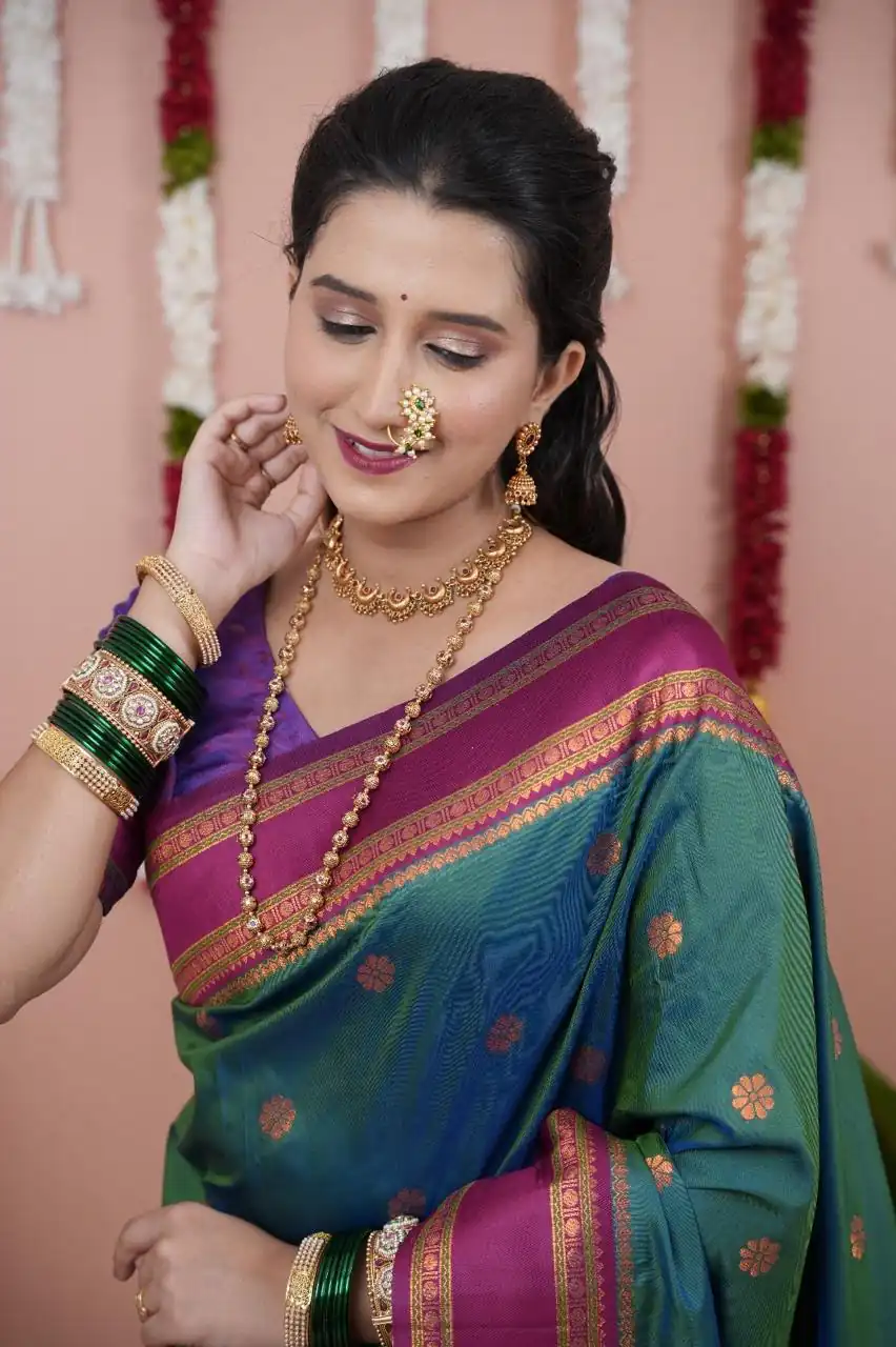Teal Silk Paithni Weaving Zari Work Saree | Sarees, Bollywood Sarees, Creative Sarees, Designer Sarees, Embroidered Sarees, Ethnic Saree, Modern Digital sarees, Party Wear Sarees