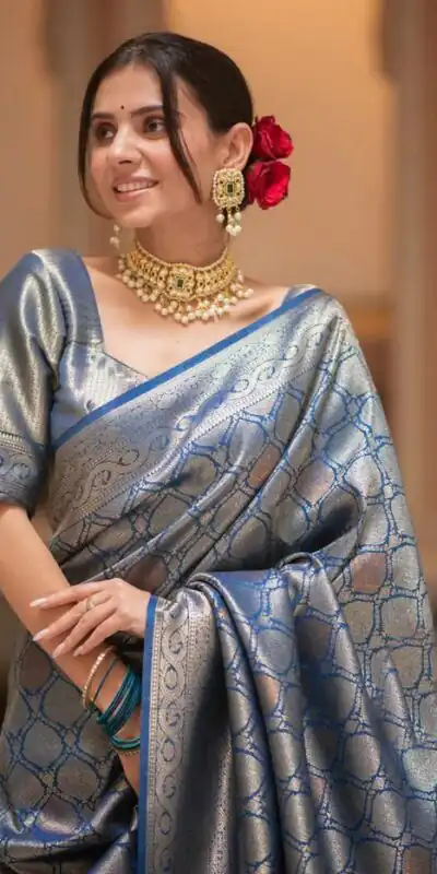 Teal Soft Lichi With Jacquard Work Silk Saree | Sarees, Bollywood Sarees, Creative Sarees, Designer Sarees, Embroidered Sarees, Ethnic Saree, Modern Digital sarees, Party Wear Sarees