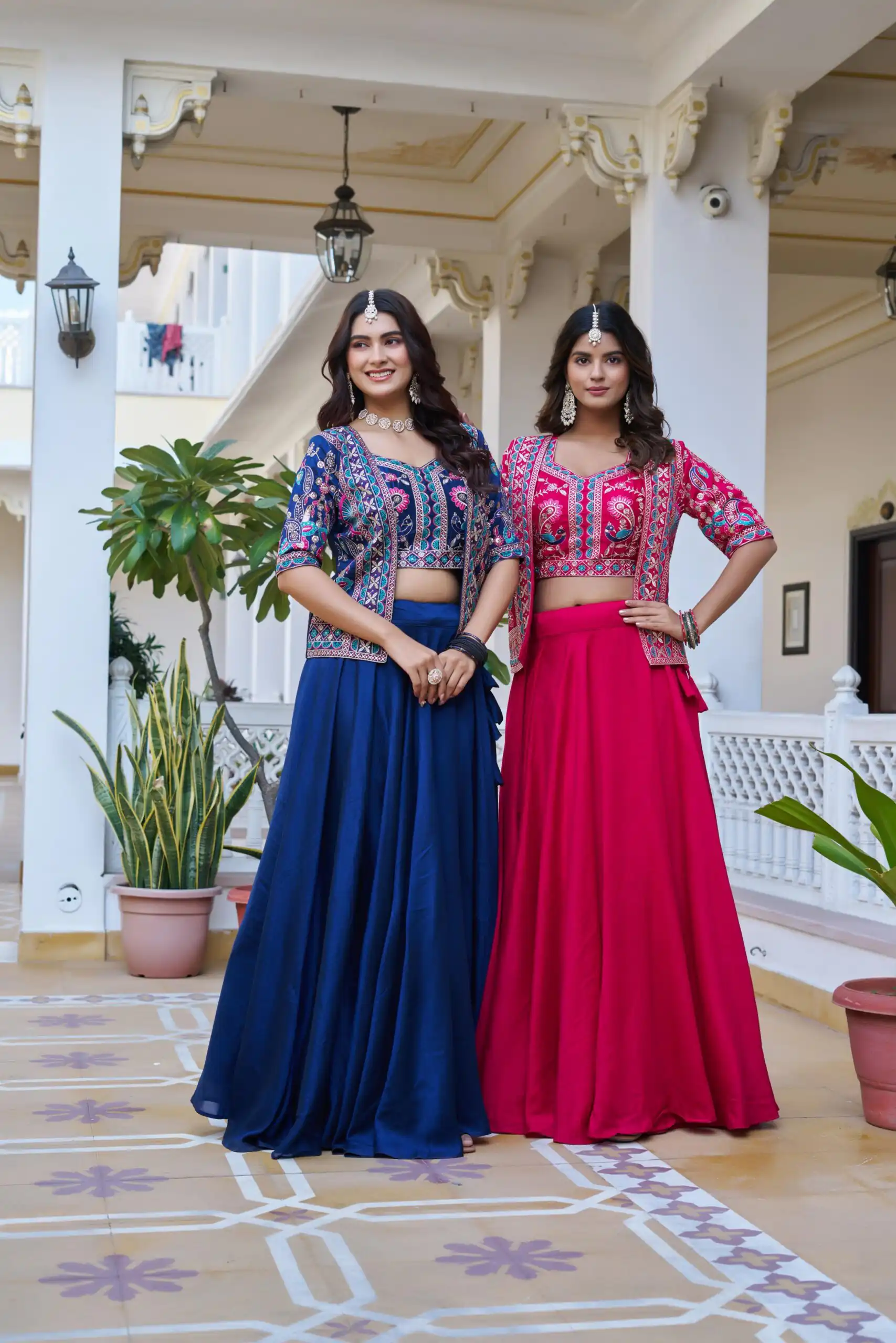 Teal Vichitra Embroidery Thread Work Lehenga Choli | Lehenga, Bollywood Lehenga, Creative Lehenga, Designer Lehenga, Embroidered Lehenga, Party Wear Lehenga