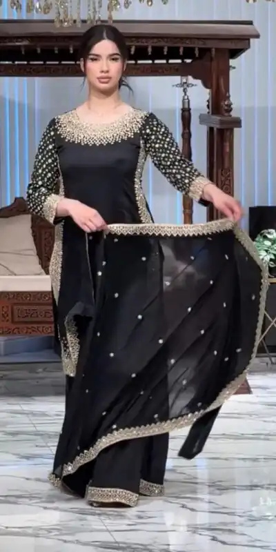 ZB 5056 Black in Color Natural Crepe Embroidery Work Salwar Suit . Wedding, Party, Festive, Events, Get it for ₹2199. Delivery 4-6 Working Days. Shop now. | Jump Suits, Salwar suit, Casual Suits, Creative suits, Designer Suits, Palazzo Suits, Party Wear Suits, Patiala Suits, Straight Suits