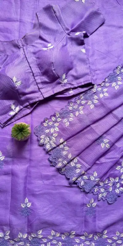 Violet Kota Doriya Thread Work Saree | Sarees, Bollywood Sarees, Creative Sarees, Designer Sarees, Embroidered Sarees, Ethnic Saree, Modern Digital sarees, Party Wear Sarees