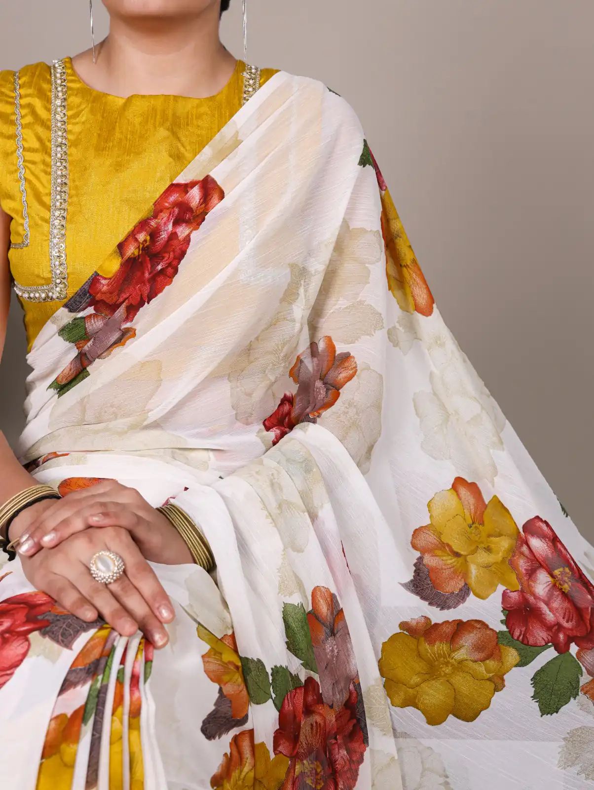 White Chiffon Lace Work Saree | Sarees, Bollywood Sarees, Creative Sarees, Designer Sarees, Embroidered Sarees, Ethnic Saree, Modern Digital sarees, Party Wear Sarees