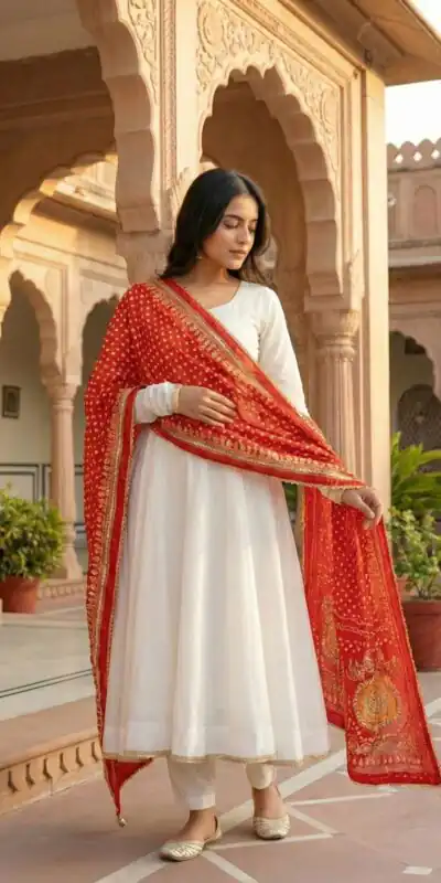 White Roman Silk Digital Print Lace Work Gown | Gowns, Bollywood Gowns, Creative Gowns, Designer Gowns, Embroidered Gowns, Party Wear Gowns