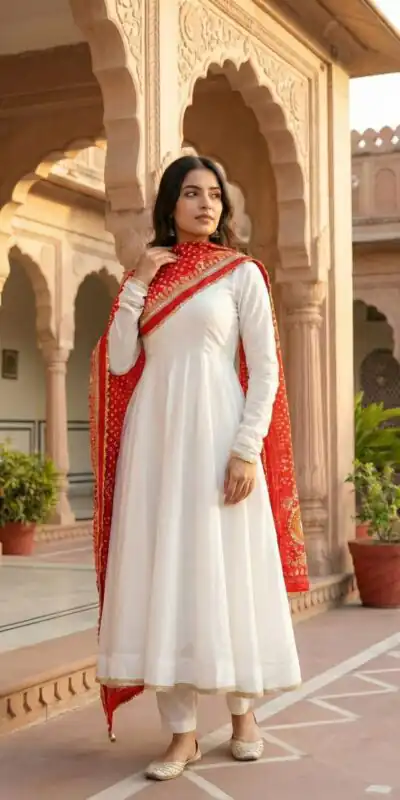 White Roman Silk Digital Print Lace Work Gown | Gowns, Bollywood Gowns, Creative Gowns, Designer Gowns, Embroidered Gowns, Party Wear Gowns