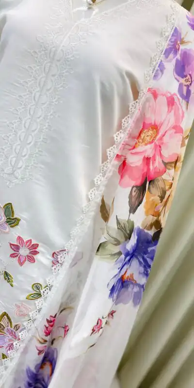 White Roman Silk Embroidery Work Salwar Suit | Jump Suits, Salwar suit, Casual Suits, Creative suits, Designer Suits, Palazzo Suits, Party Wear Suits, Patiala Suits, Straight Suits