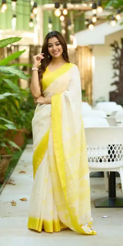 White Soft Lilan Slab Lace Border Saree | Sarees, Bollywood Sarees, Creative Sarees, Designer Sarees, Embroidered Sarees, Ethnic Saree, Modern Digital sarees, Party Wear Sarees