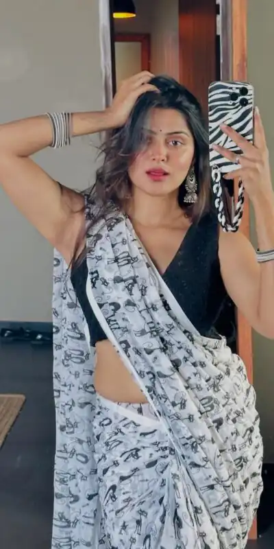 White Soft Linen Cotton Digital Print Lace Work Saree | Sarees, Bollywood Sarees, Creative Sarees, Designer Sarees, Embroidered Sarees, Ethnic Saree, Modern Digital sarees, Party Wear Sarees