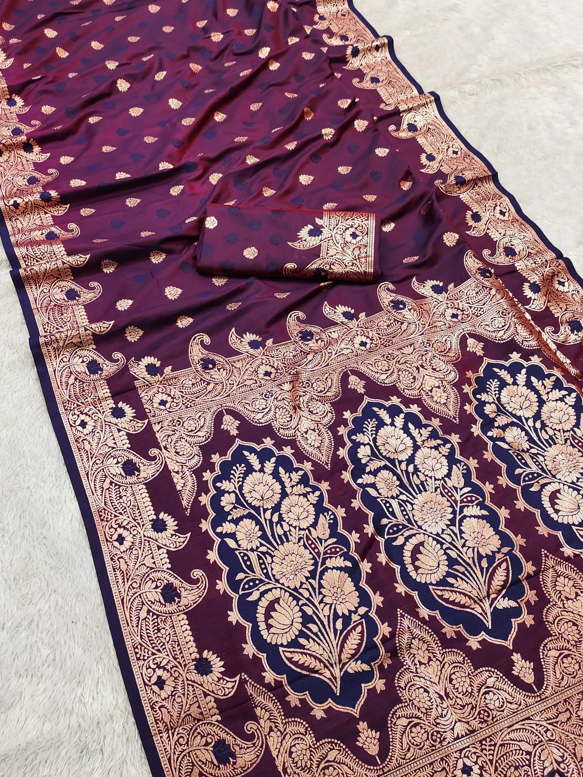 Wine Banarasi Lace Zari Work Saree | Sarees, Bollywood Sarees, Creative Sarees, Designer Sarees, Embroidered Sarees, Ethnic Saree, Modern Digital sarees, Party Wear Sarees