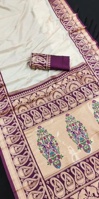 Wine Banarasi Zari Lace Work Saree | Sarees, Bollywood Sarees, Creative Sarees, Designer Sarees, Embroidered Sarees, Ethnic Saree, Modern Digital sarees, Party Wear Sarees