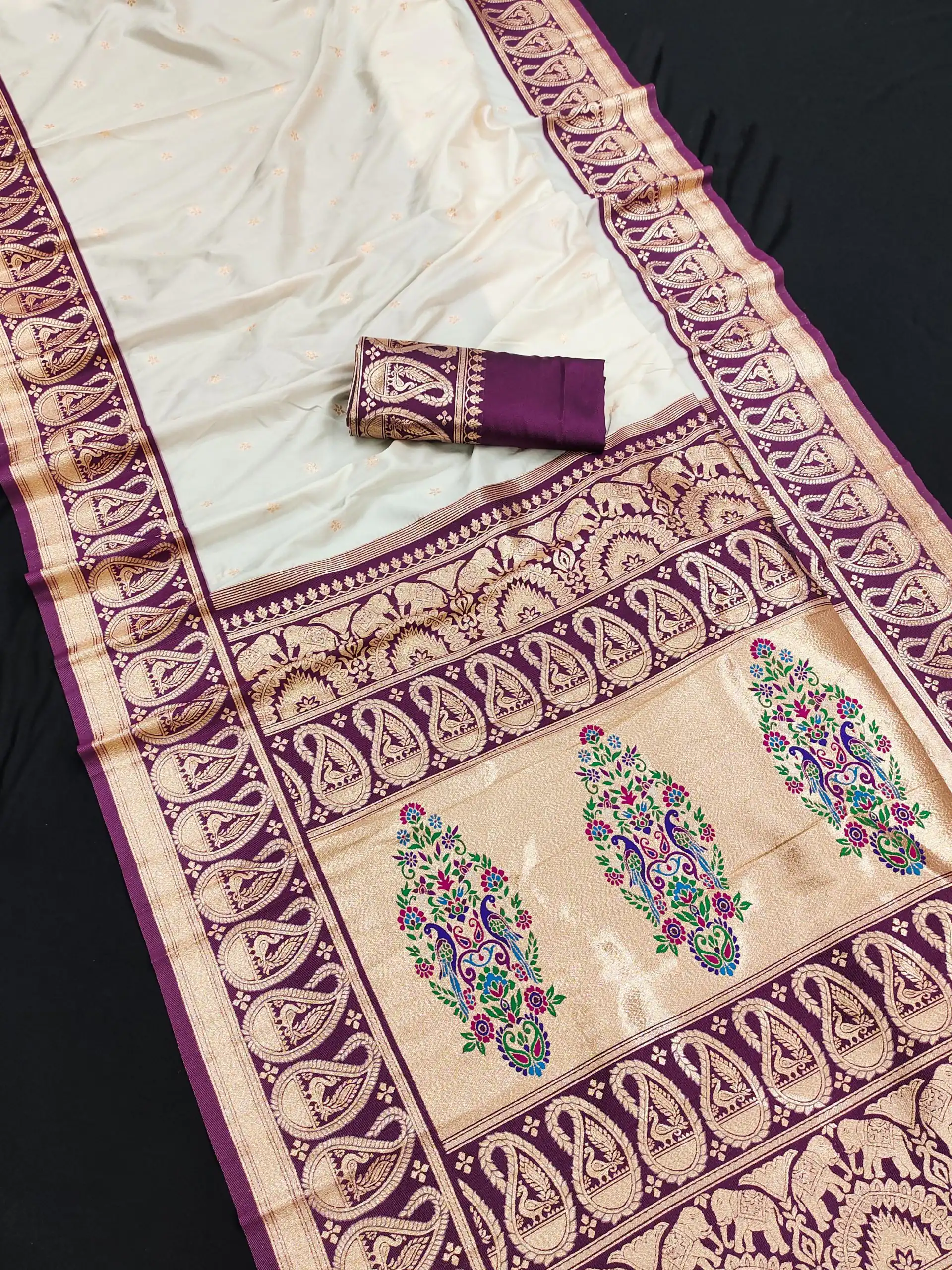 Wine Banarasi Zari Lace Work Saree | Sarees, Bollywood Sarees, Creative Sarees, Designer Sarees, Embroidered Sarees, Ethnic Saree, Modern Digital sarees, Party Wear Sarees